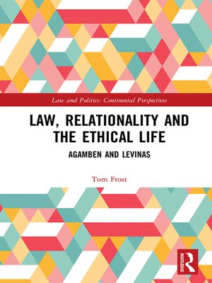 cover image of Law, Relationality and the Ethical Life
